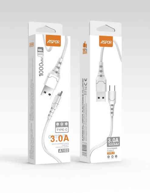 Aspor Fast Charging Type-C Cable A102